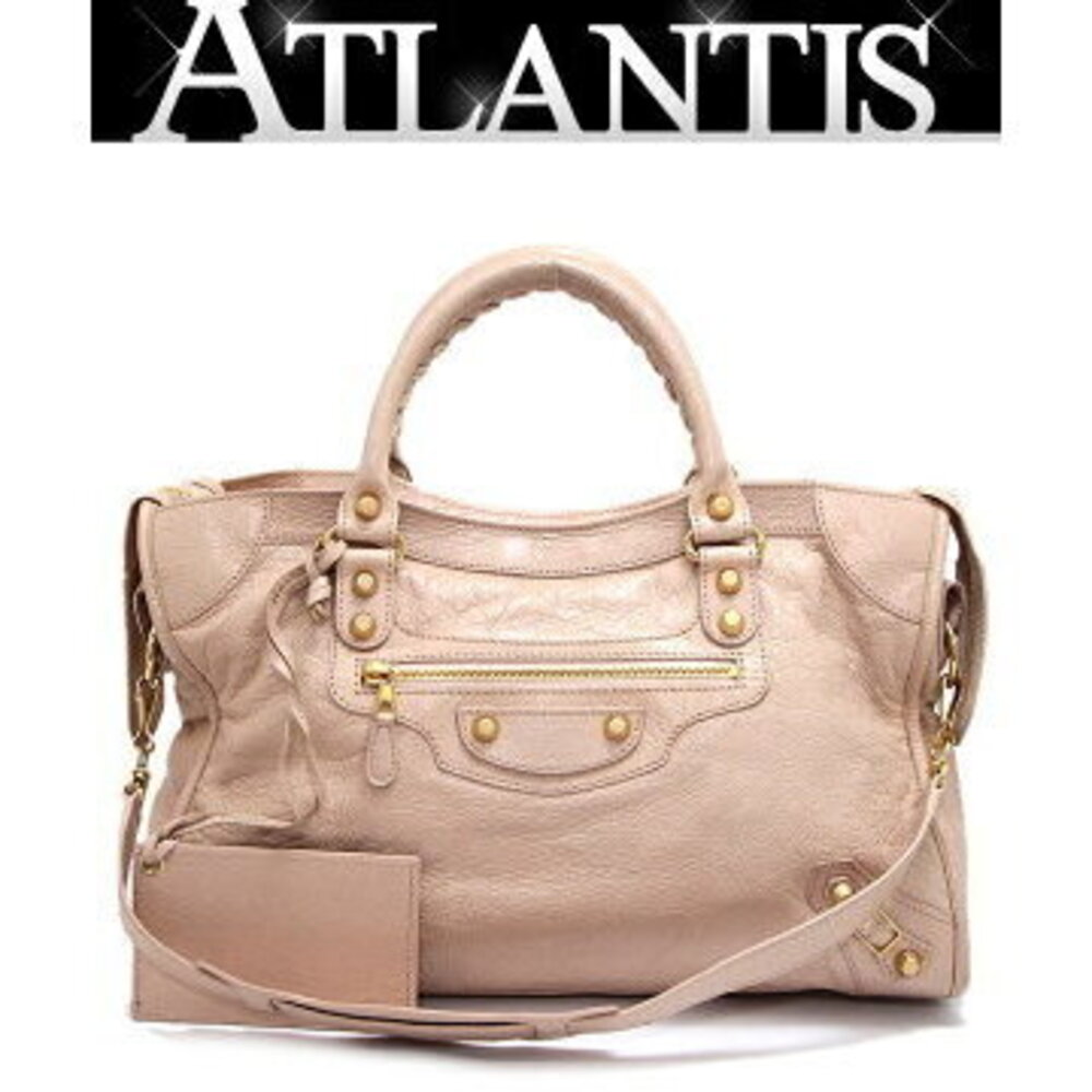 Balenciaga Giant City Bag Leather Pink